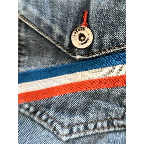 Vintage Coogi Australia Jean Shorts Embroidered Patch Baggy Size 6 Boy Girl - Picture 11 of 16